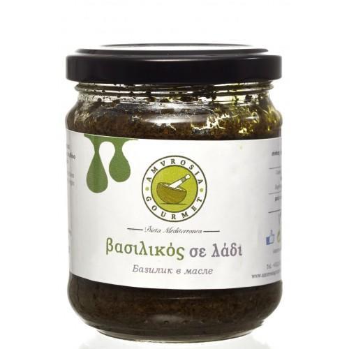 Κομμένος Βασιλικός Σε Λάδι Amvrosia Gourmet (100 g)