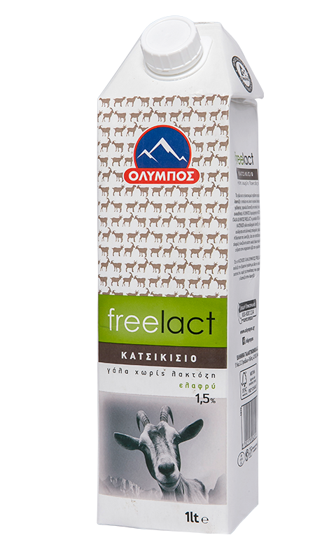 Γάλα Κατσικίσιο χωρίς Λακτόζη Freelact 1.5% ΟΛΥΜΠΟΣ (1 lt)