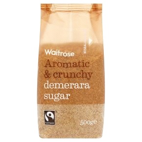 Ζάχαρη Demerara, Ακατέργαστη από Ζαχαροκάλαμο Waitrose (500g)