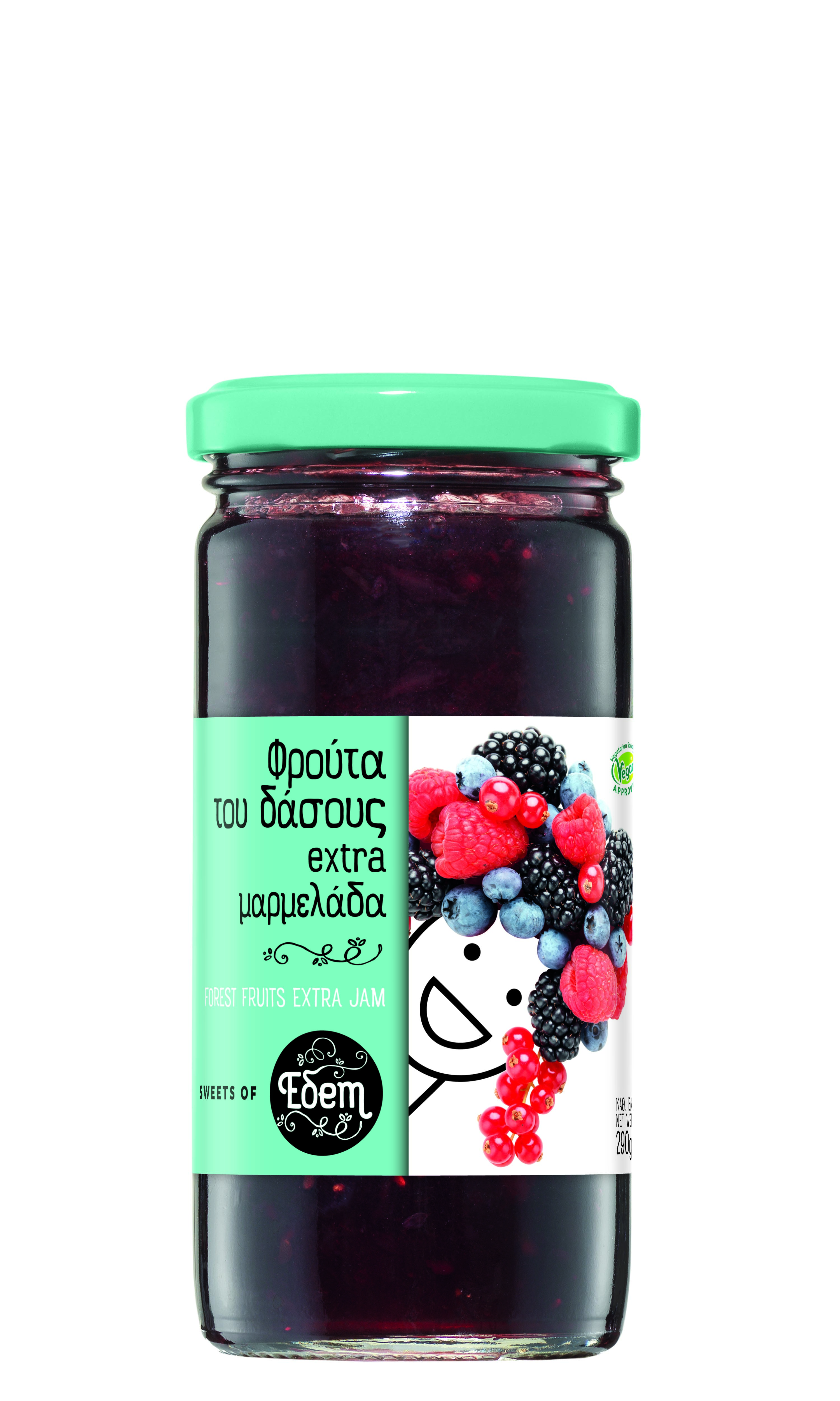 Μαρμελάδα Φρούτα του δάσους ‘Εδεμ (290 g)