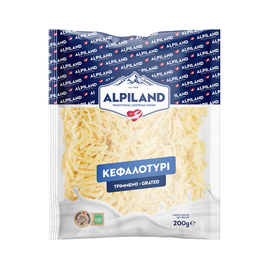Κεφαλοτύρι τριμμένο Alpiland (200 gr)