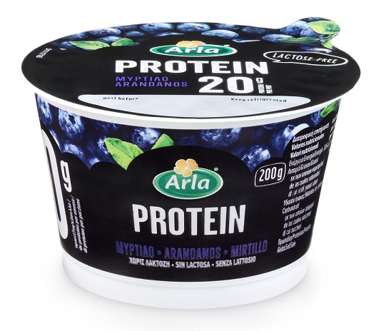 Επιδόρπιο γάλακτος Μύρτιλο Protein Arla (200g)