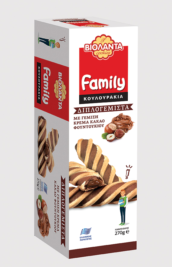 Διπλογεμιστά Κουλουράκια Family Βιολάντα (270g)