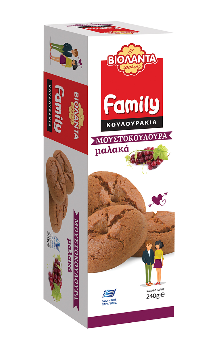 Μουστοκούλουρα Family Βιολάντα (240g)