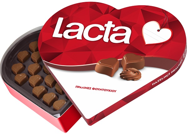 Σοκολατάκια Πραλίνες Φουντουκιού Lacta (165g)