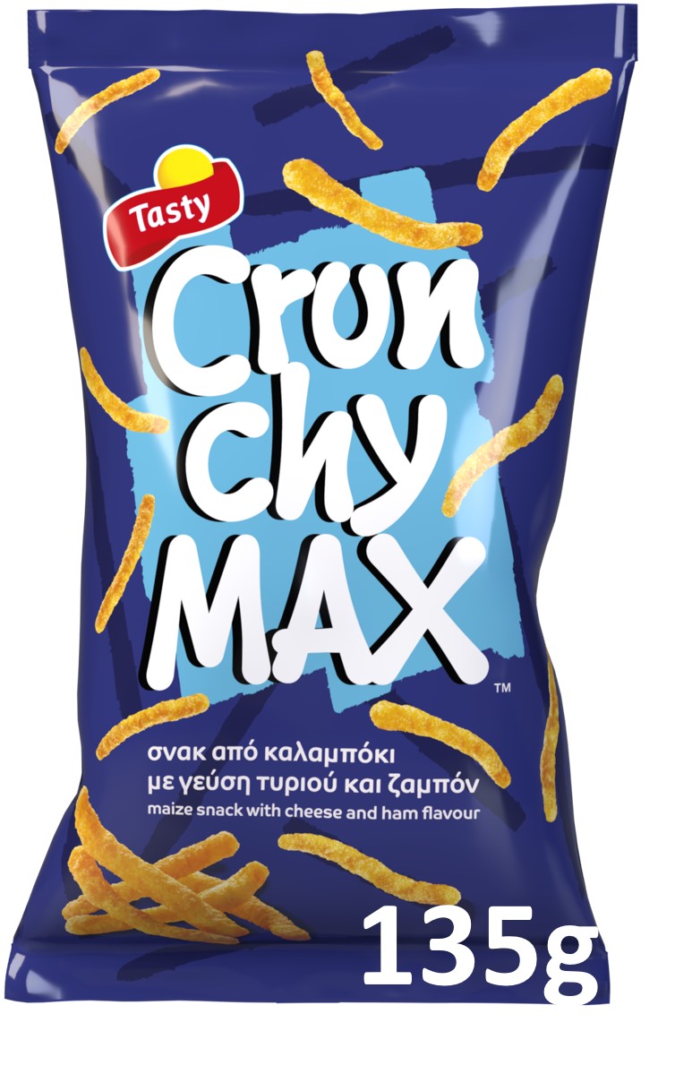 Σνακ από καλαμπόκι Crunchy Max Tasty Snacks (135 g)