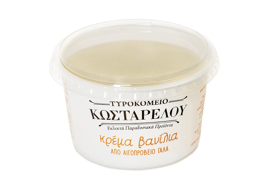 Αιγοπρόβεια Κρέμα Βανίλια Τυροκομείο Κωσταρέλου (180g)