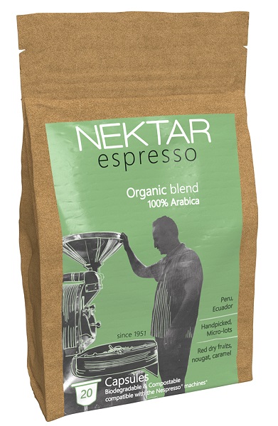 Κάψουλες Espresso Βιολογικές Nektar (20 τεμ)