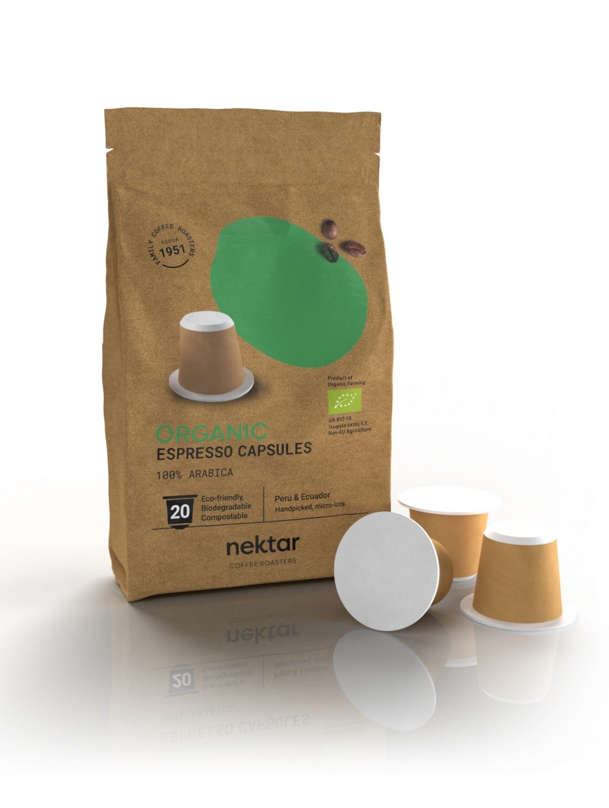 Nektar Κάψουλες Espresso Βιολογικές Nektar (20 τεμ)
