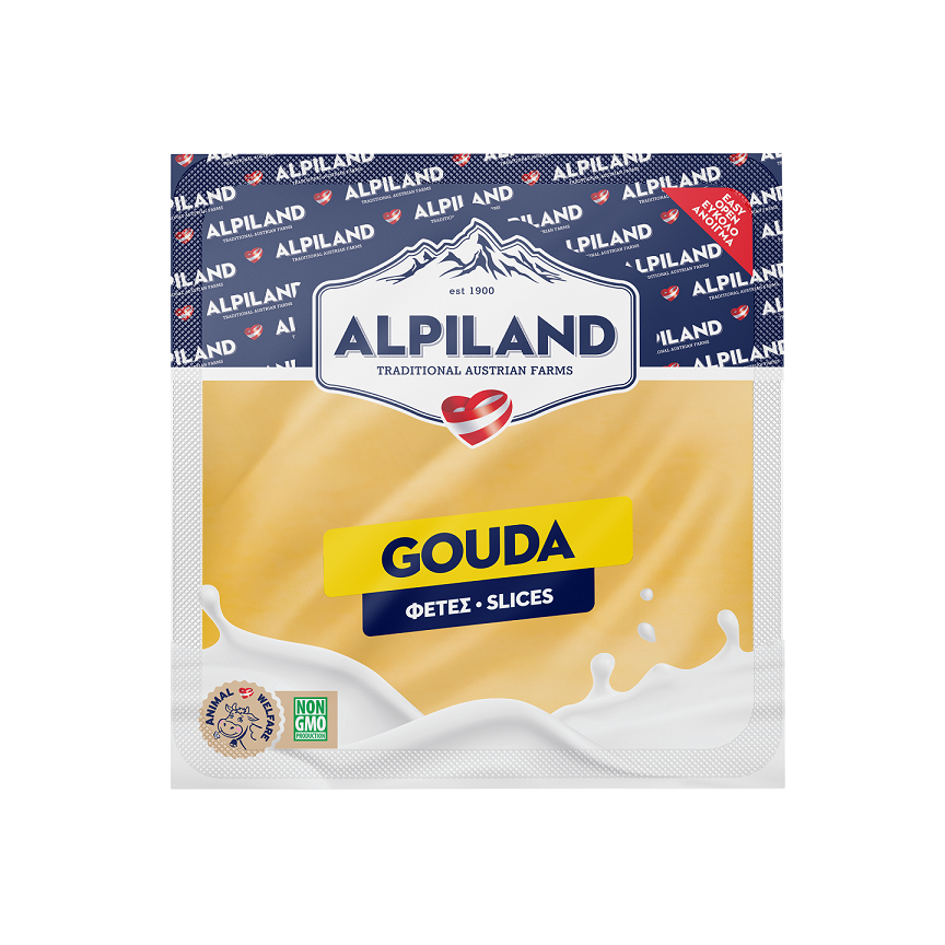 Τυρί Gouda σε Φέτες Alpiland (200g)