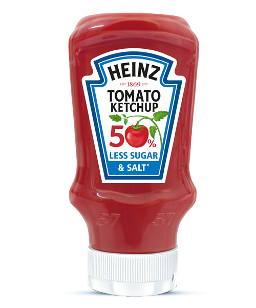 Κέτσαπ 50% Λιγότερη Ζάχαρη & Αλάτι Heinz (435 g)