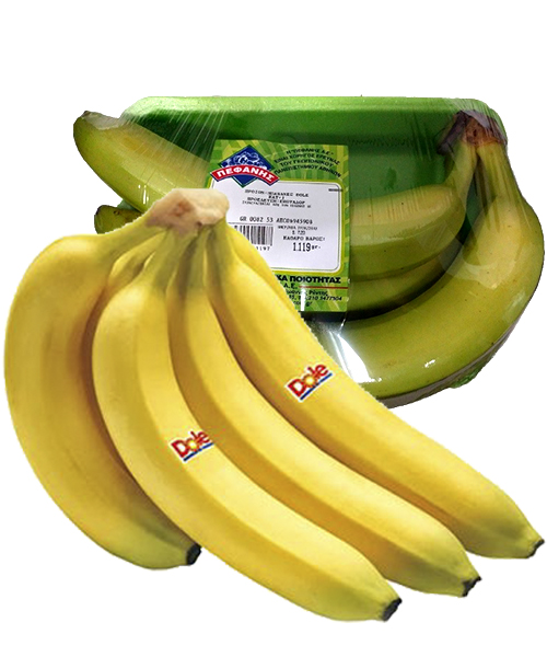 Μπανάνες (Σχεδόν ώριμες) Dole (ελάχιστο βάρος 1.45Kg)