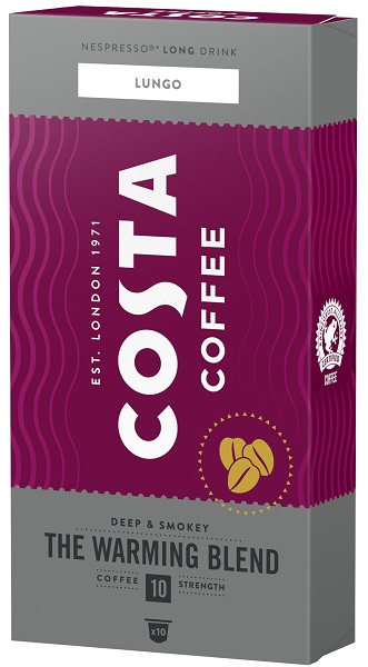 Κάψουλες Espresso Warming Blend Lungo Costa Coffee (10 τεμ)