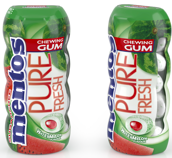 Τσίχλες Καρπούζι Pure Fresh Mentos (28g)