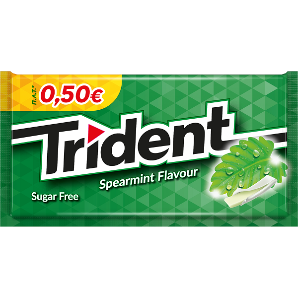 Τσίχλες Δυόσμος Trident (8g)
