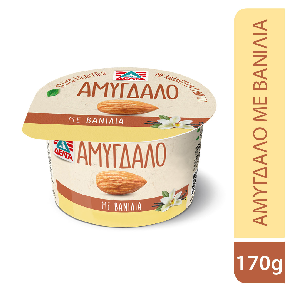 Επιδόρπιο Αμυγδάλου με Βανίλια Δέλτα (170g)