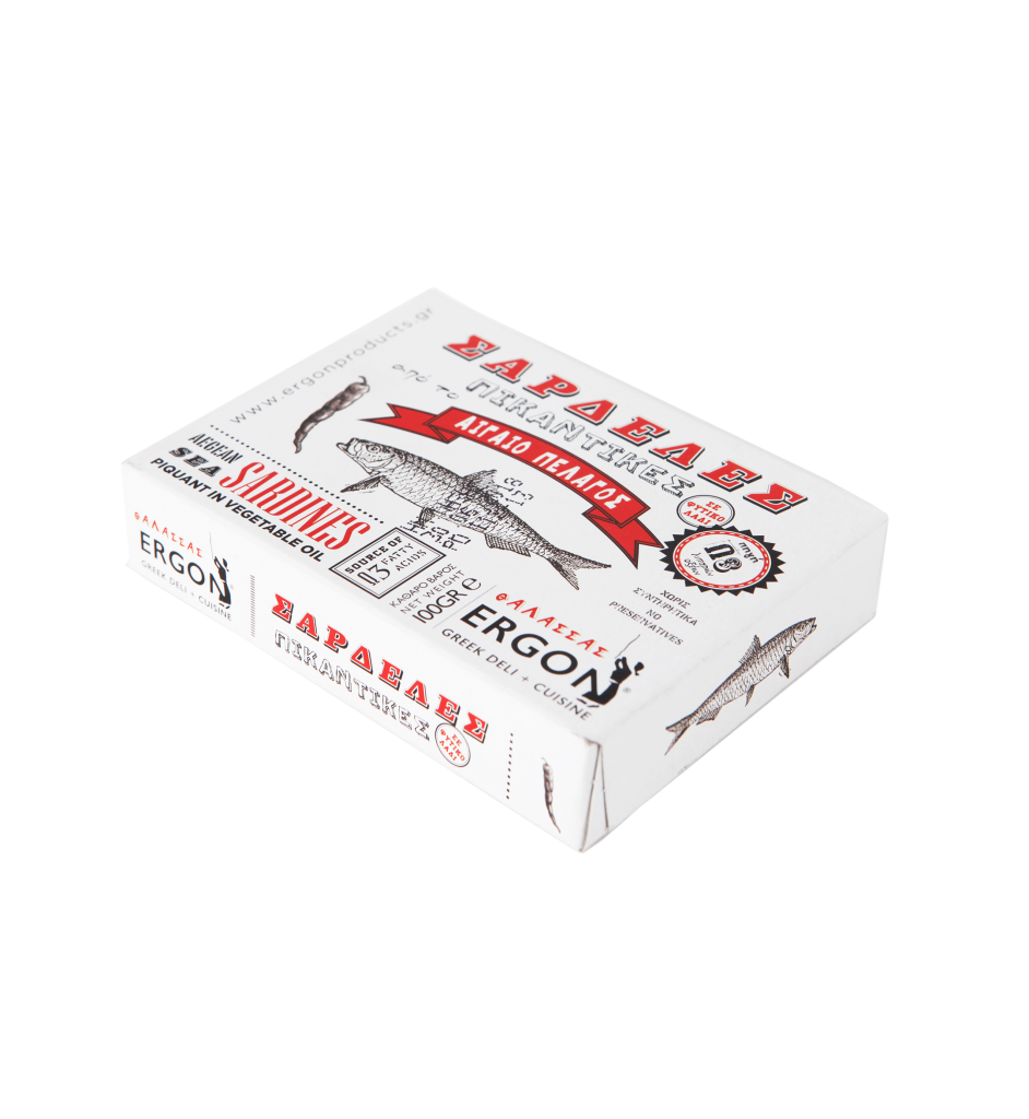 Σαρδέλες Πικάντικες σε Φυτικό Λάδι ERGON (100g)