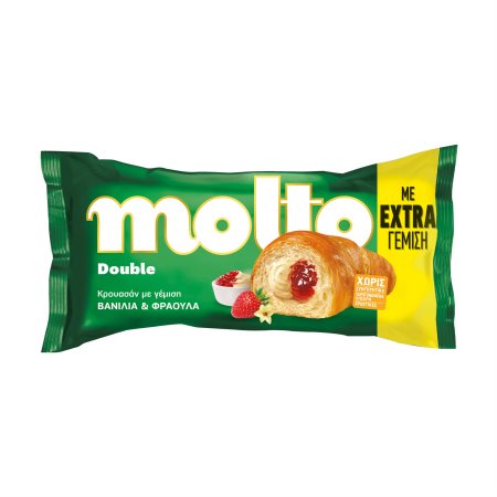 Κρουασάν Βανίλια Φράουλα Molto Double (98g)