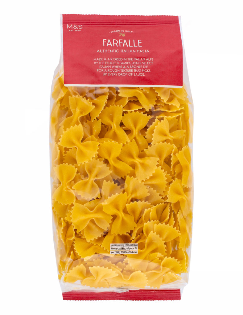 Ιταλικά Ζυμαρικά Farfalle MARKS & SPENCER (500g) 4100142825