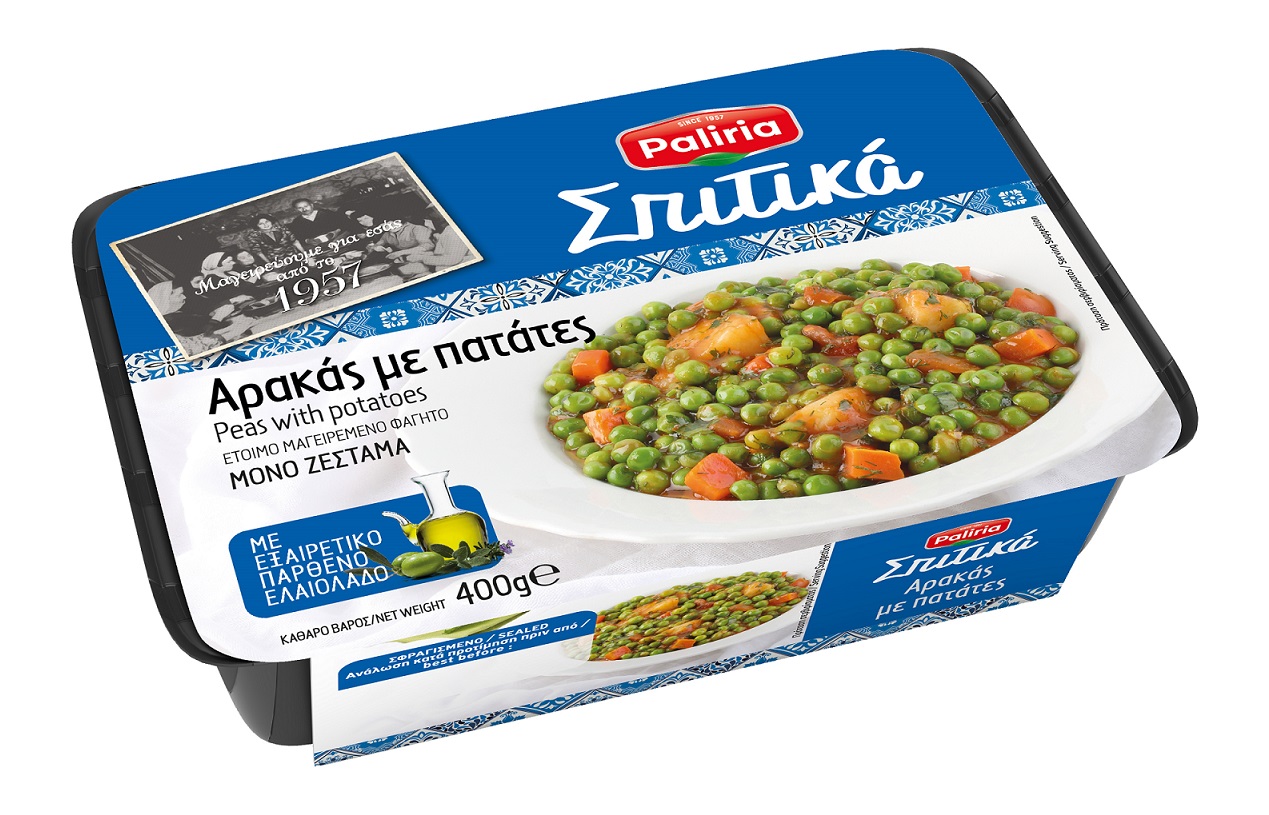 Αρακάς με σάλτσα ντομάτας Σπιτικά Παλίρροια (400g)