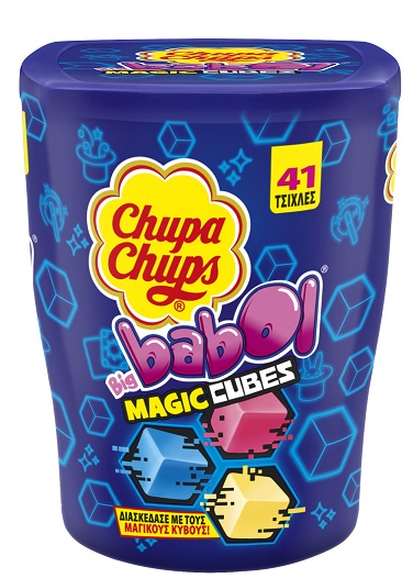 Τσίχλες Big Babol Magic Cubes Chupa Chups (3x86g) 2+1 δώρο