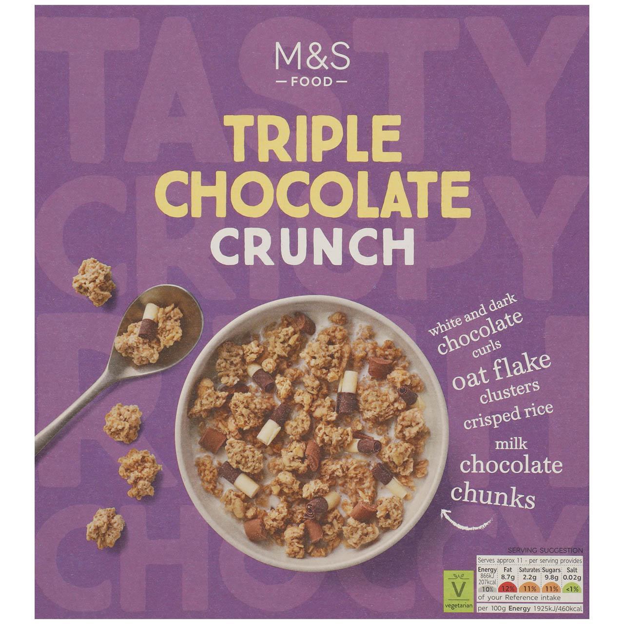 Marks & Spencer Μπουκιές από Νιφάδες Βρώμης με γεύση Σοκολάτα και Τσιπς Ρυζιού, με Ρολάκια Λευκής και Σκούρας Σοκολάτας και Κομμάτια Σοκολάτας Γάλακτος Marks & Spencer (500g)