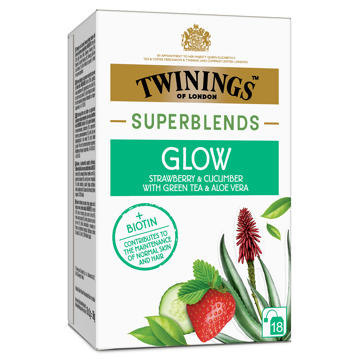 Atlanta Αφέψημα Superblends Glow Twinings (18 φακ x 2 g)