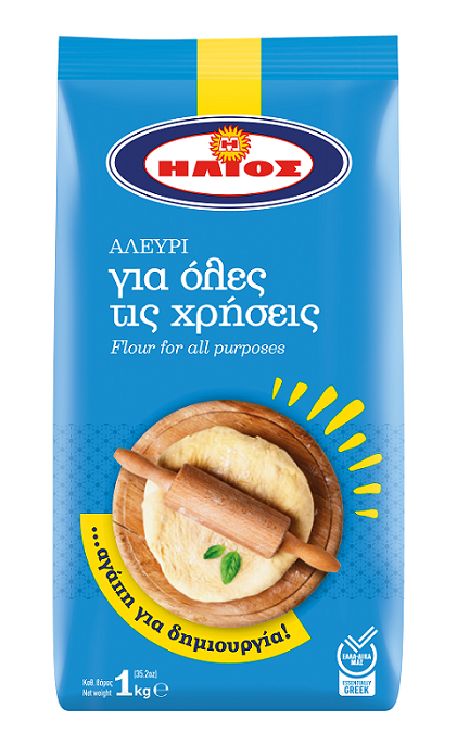 Ήλιος Ζυμαρικά Αλεύρι για όλες τις χρήσεις Ήλιος (1kg)