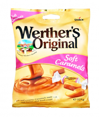 Atlanta Καραμέλες Βουτύρου Γάλατος Μαλακές Original Werther's (125g)