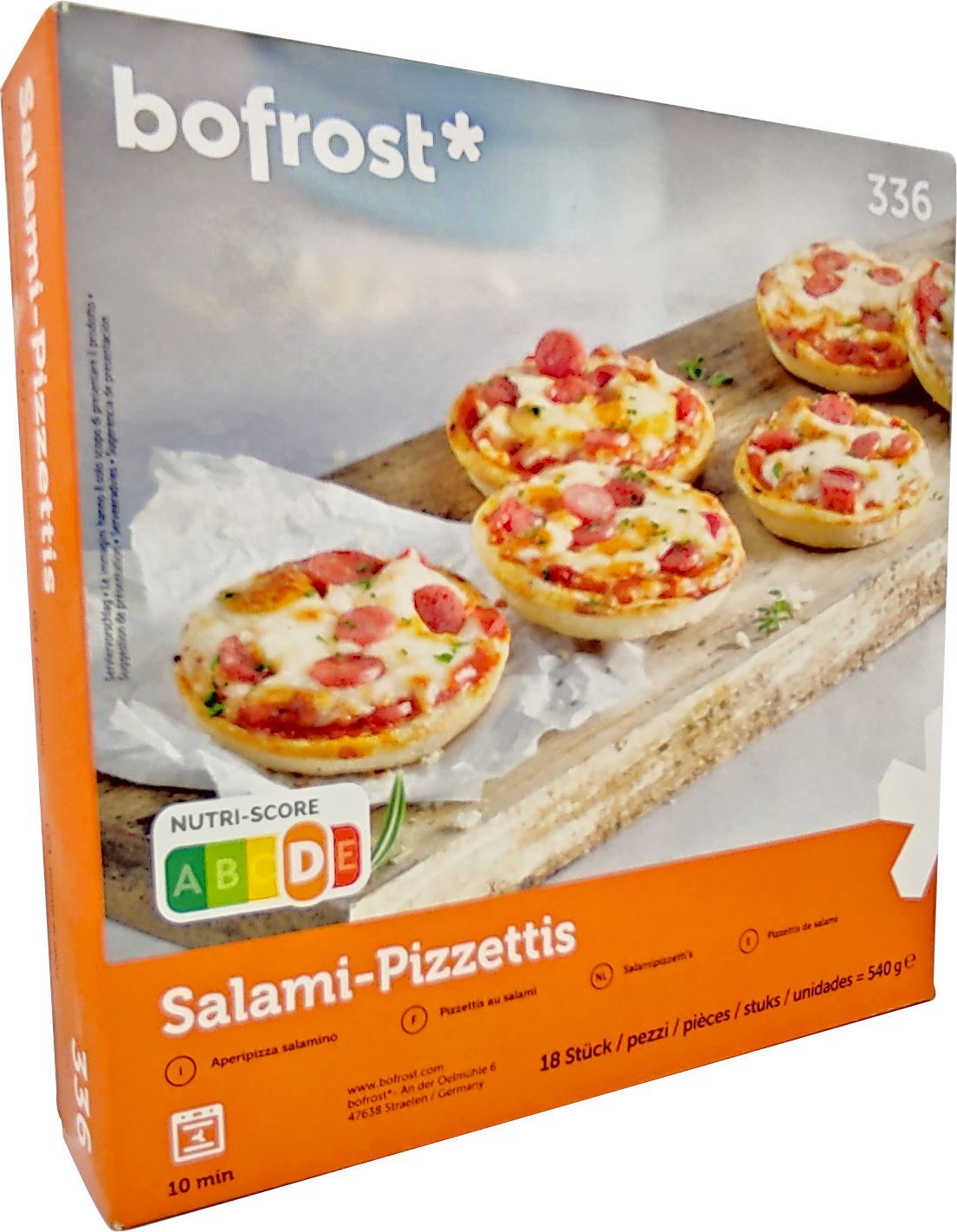 To Your Door A.E. Μίνι Πιτσάκια με Σαλάμι bofrost* (540g)