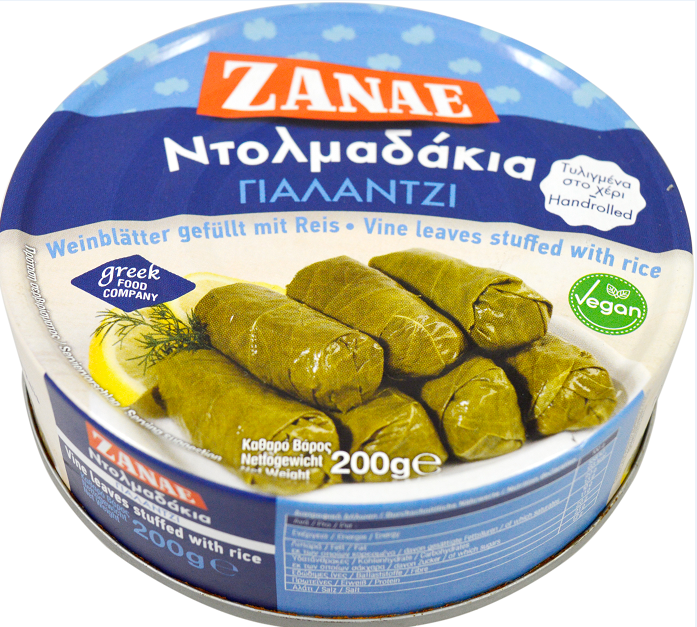 Zanae Ντολμαδάκια Γιαλαντζί ZANAE (200g)
