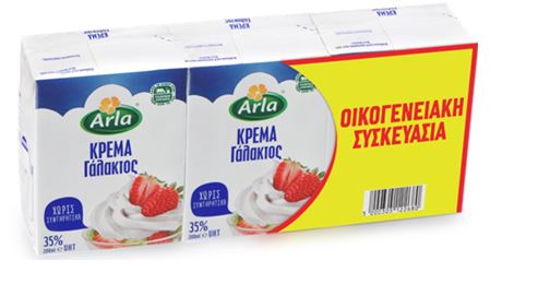 Arla Foods Hellas S.A Κρέμα γάλακτος 35% λιπαρά Arla (3x200 ml)