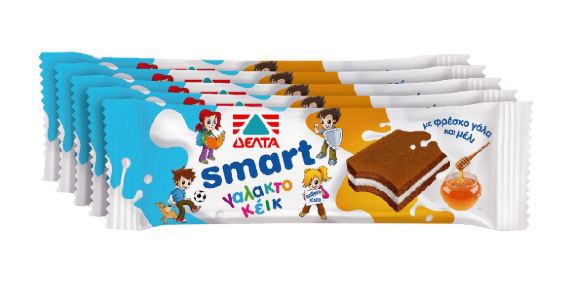 Δέλτα Smart Γαλακτοκέικ με Φρέσκο Γάλα και Μέλι Δέλτα (4x28 g)