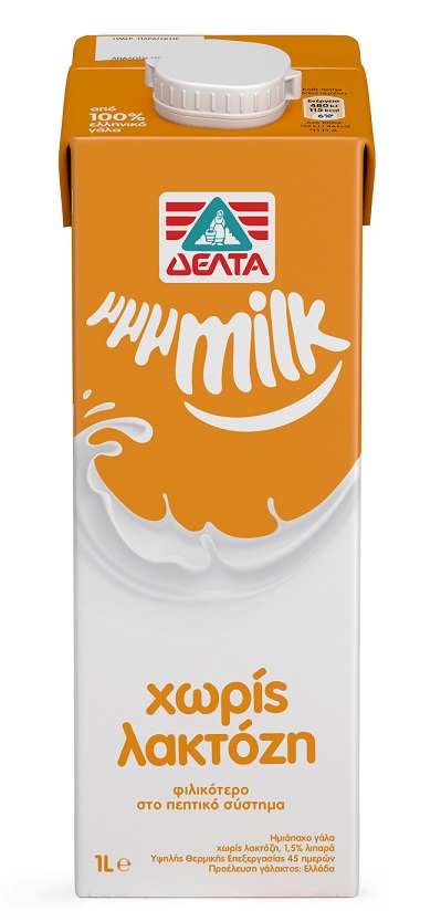 Γάλα μμμΜilk χωρίς λακτόζη Δέλτα (1 lt)