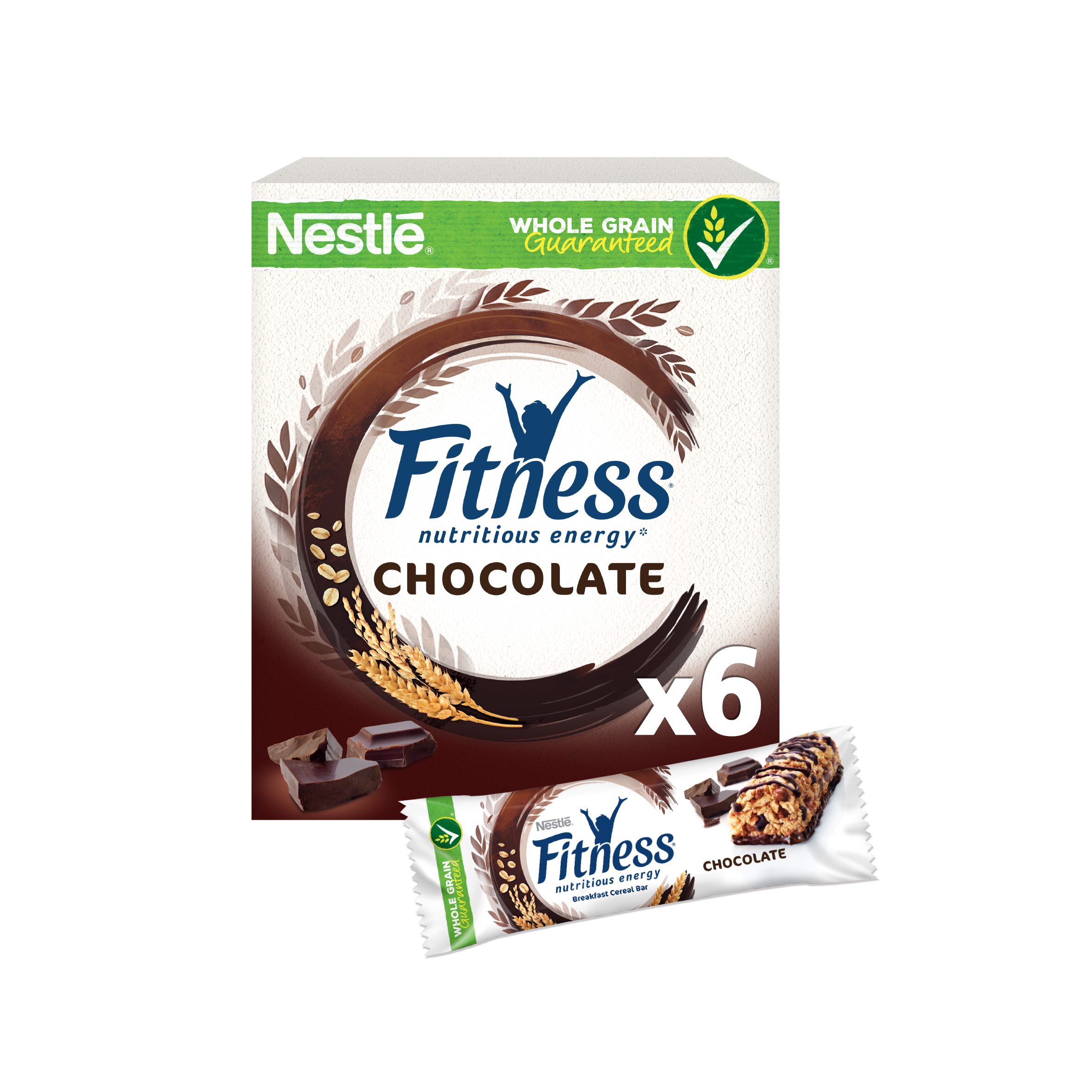 Μπάρες Δημητριακών Fitness με σοκολάτα Nestle (6 x 23.5 g)