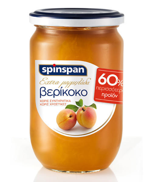 Μαρμελάδα Βερίκοκο Spin Span (600 g)