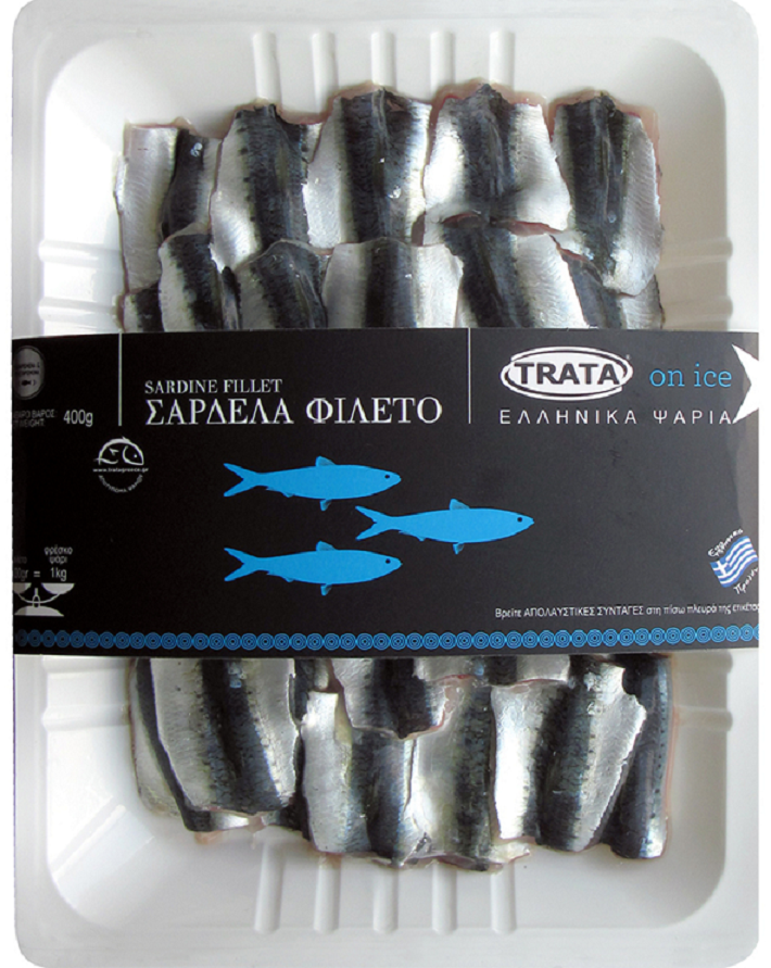 Σαρδέλα Φιλέτο Κατεψυγμένη Trata On Ice (400 g)
