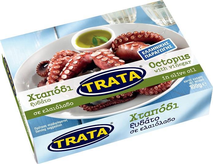 Χταπόδι Ξυδάτο σε Ελαιόλαδο Trata (100 g)