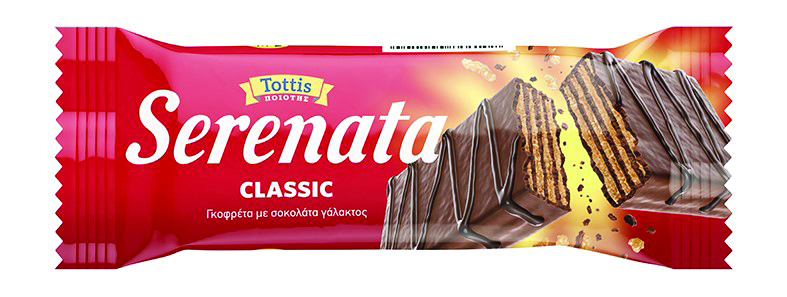 Bingo Γκοφρέτα με Σοκολάτα Γάλακτος Serenata (33 g)