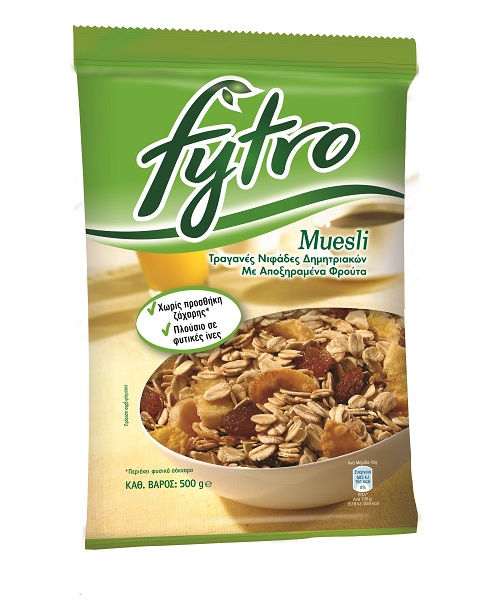 Μούσλι χωρίς ζάχαρη Fytro (500 g)