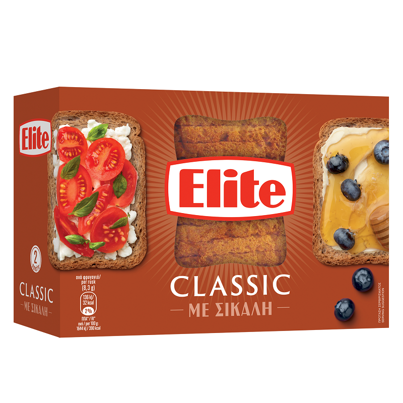 Elbisco Φρυγανιές Σίκαλης ELITE (180 G)