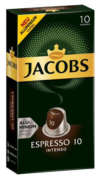 Espresso Κάψουλες Intenso Jacobs (10 τεμ)
