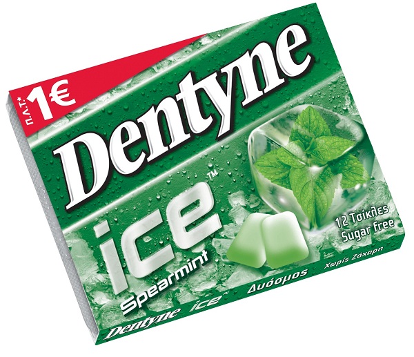 Τσίχλες με Γεύση Δυόσμο Dentyne Ice (16,8g)