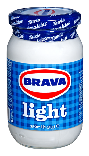 Μαγιονέζα Light Γυάλινο Βάζο Brava (250g)