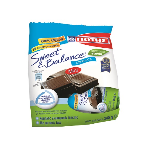 Σοκολατάκια Bitter Sweet & Balance (240 g) -0,50