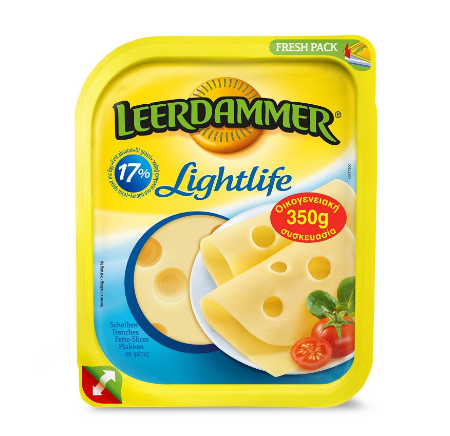 Τυρί σε φέτες light Leerdammer (350 g)