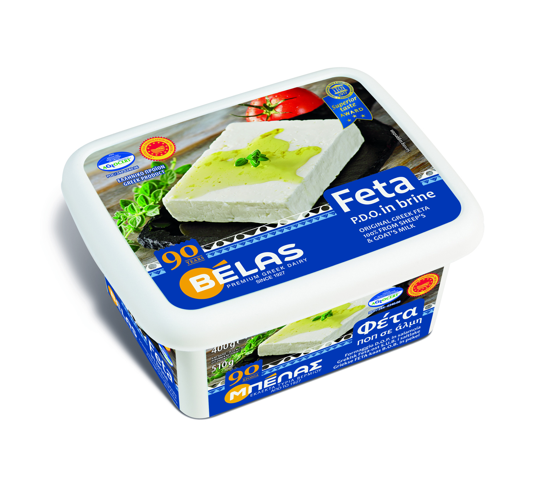 Φέτα ΠΟΠ σε τάπερ Μπέλας (400g)