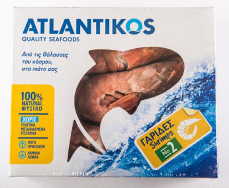 Γαρίδα Νο 2 Αργεντινής Κατεψυγμένη Atlatnikos (500g – κ.β.450g)