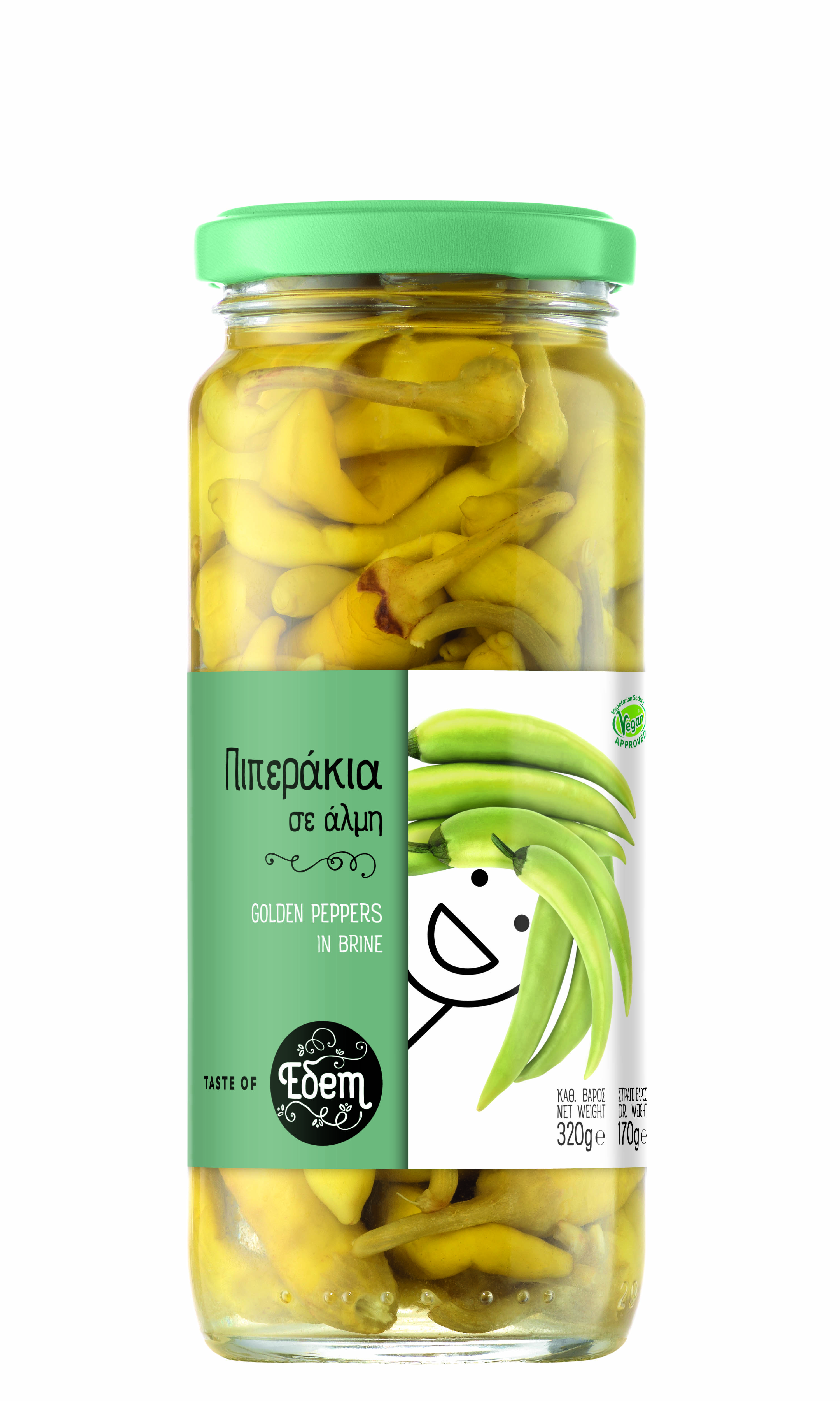 Πιπεράκια σε Άλμη Εδέμ (320 g)