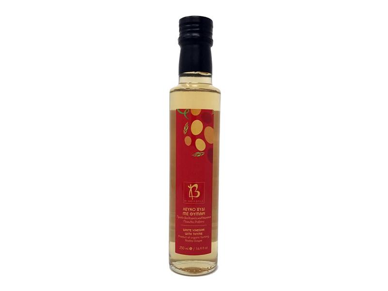 Βιολογικό Λευκό Ξύδι με Θυμάρι B by Nadia Boule (250ml)